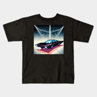 Retro Futuristic Car Kids T-Shirt